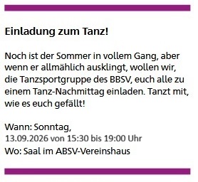 Tanztee 2026